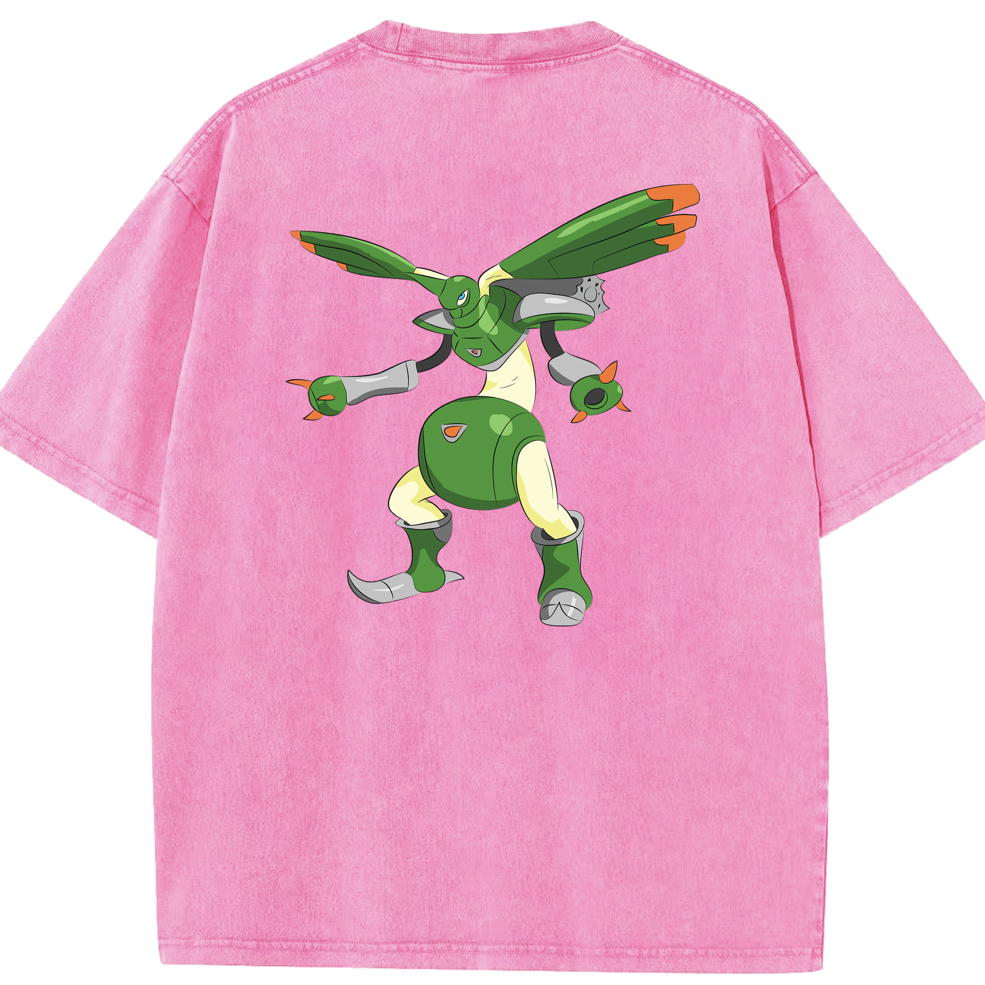 （画像用） Digimon デジタルモンスター/デジモン 綿100% ヴィンテージ風 半袖Tシャツ（背面プリント）